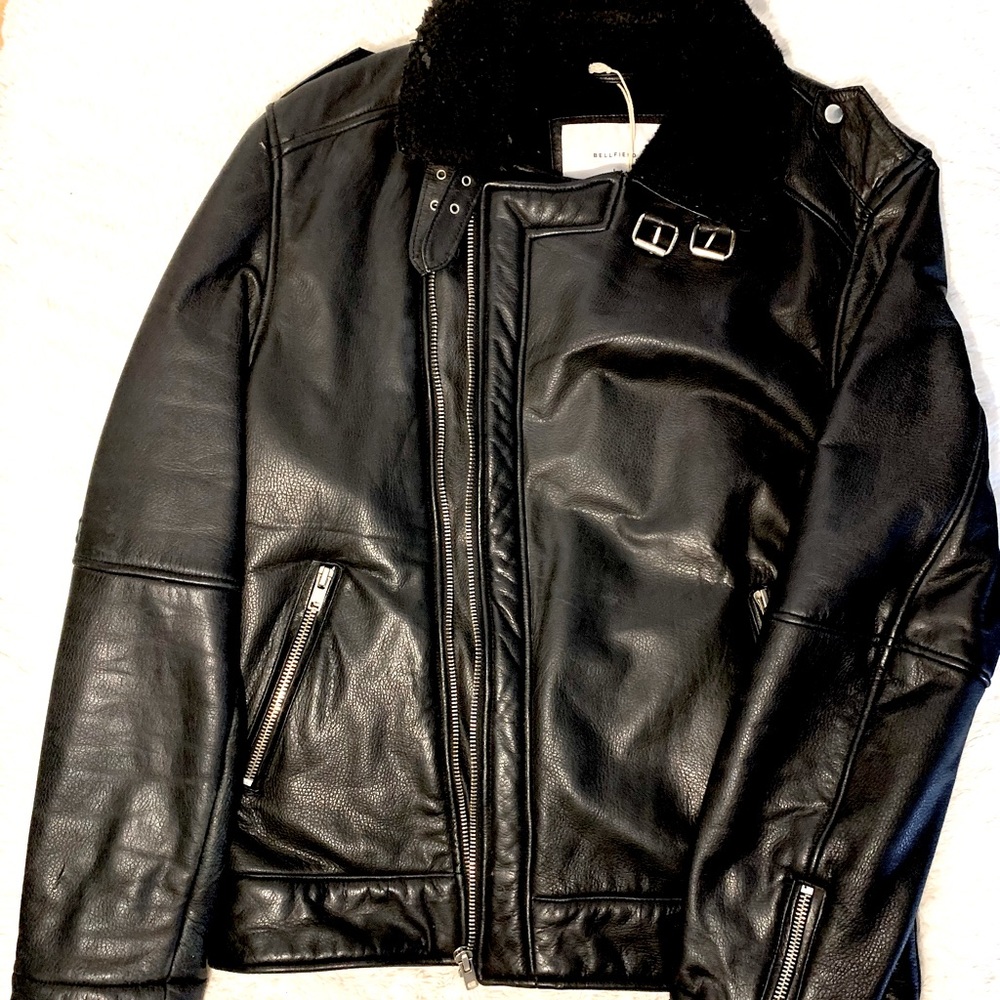 Bellfield London Real Leather Jacket